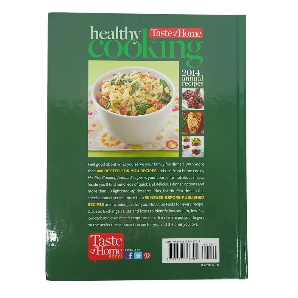 Taste Of Home Healthy Cooking 2014 Annual Recipes Hardcover